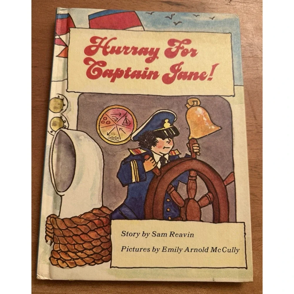 Hurray for Captain Jane! - Sam Reavin 1971 HC Illus. Emily McCully VTG Childrens